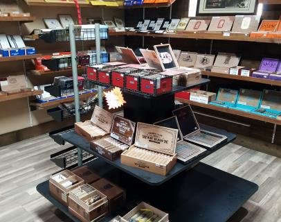 Ft Worth Lone Star Cigars walk in humidor